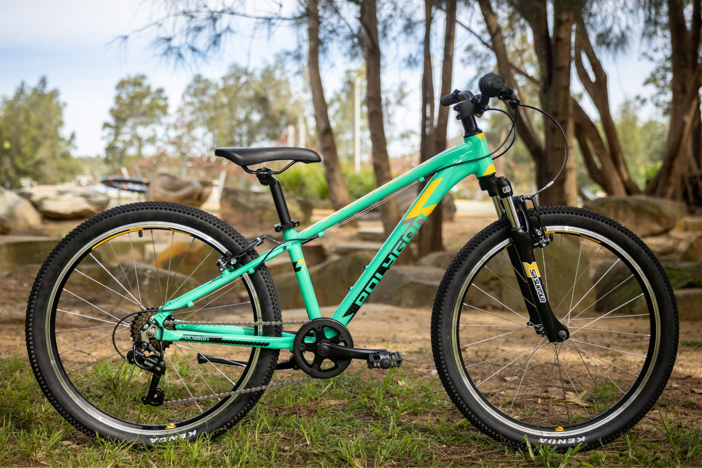 Polygon Premier 24 XC Kids Mountain Bike - Mint