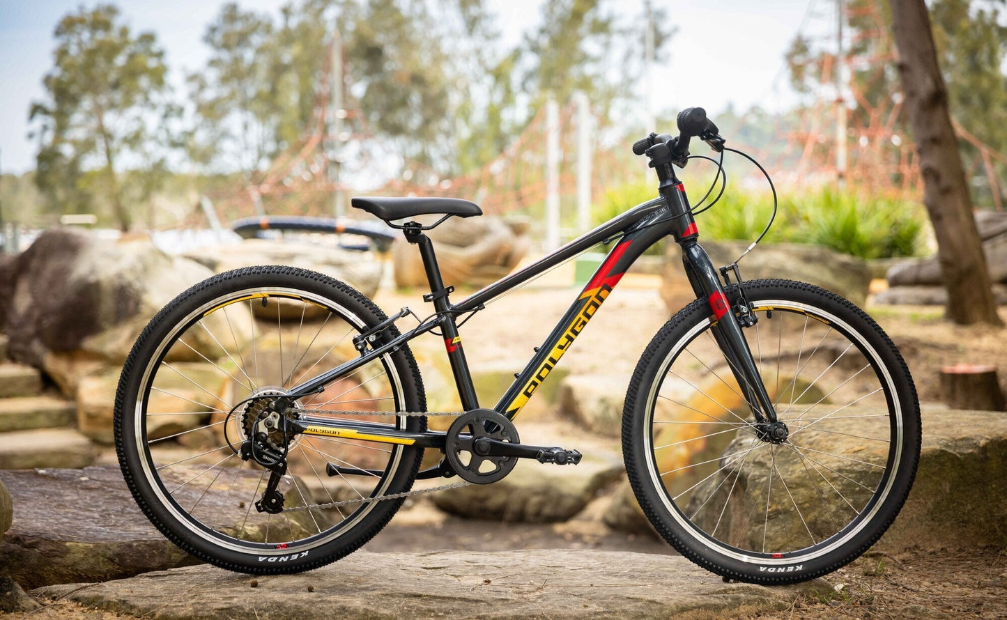 Polygon Premier 24 Ultralight Kids Bike - Charcoal