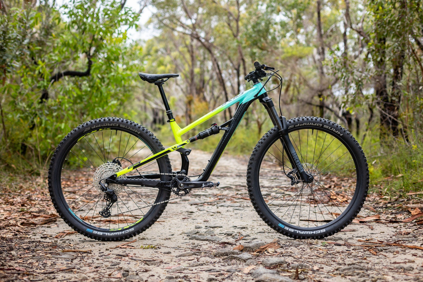 Polygon Siskiu T7 - Full Suspension Mountain Bike (Turquoise)