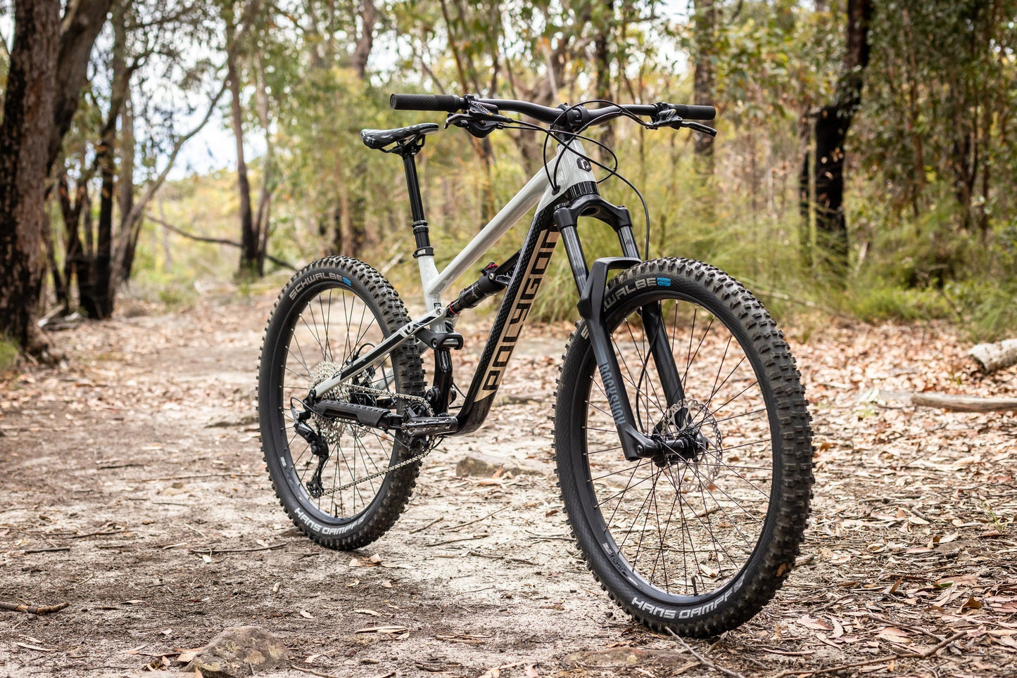 Polygon Siskiu T7 - Full Suspension Mountain Bike (Black)