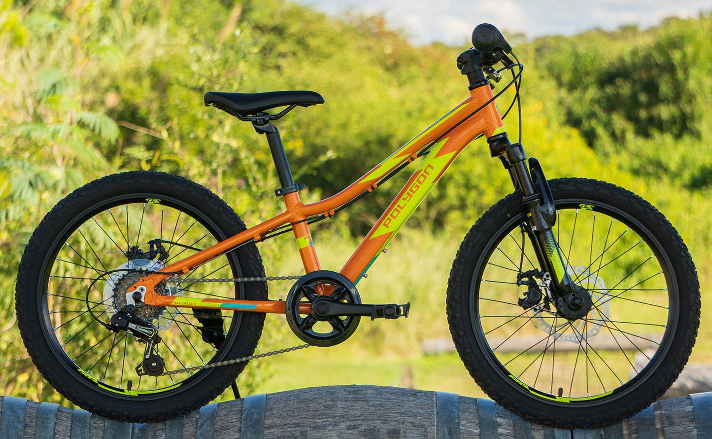 Polygon Relic 20" Kids Mountain Bike - Orange