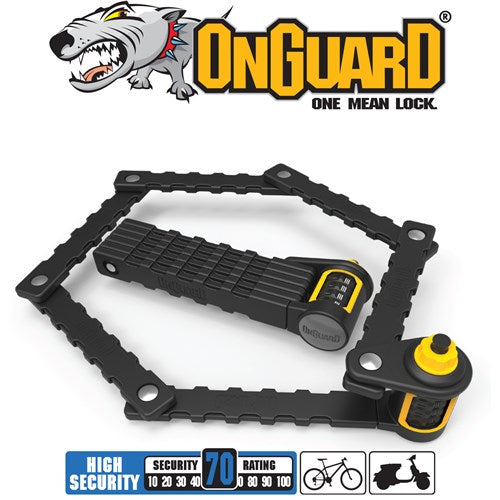 OnGuard K9 Link Plate Lock Black