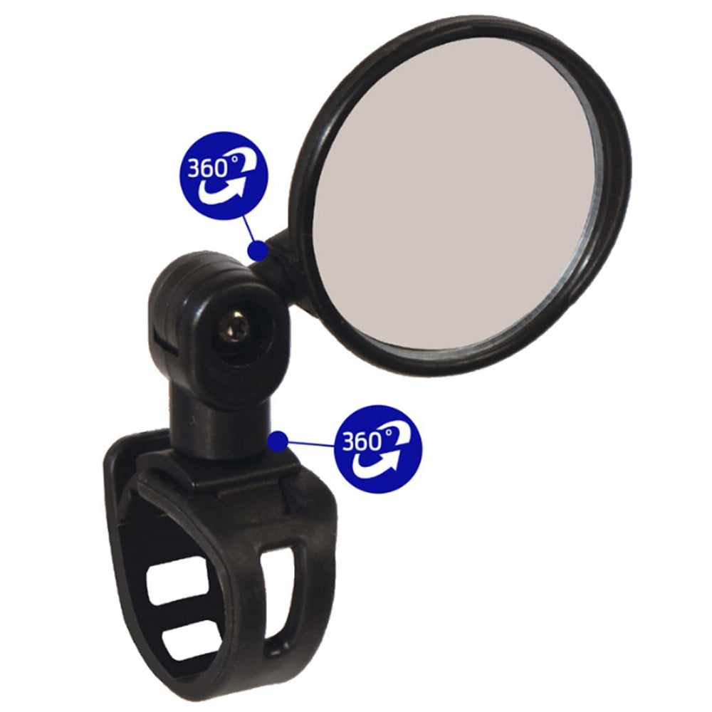 Azur Hawk II - Compact Bike Mirror