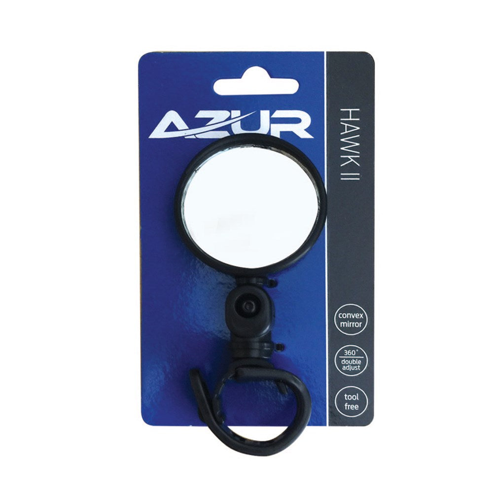 Azur Hawk II - Compact Bike Mirror