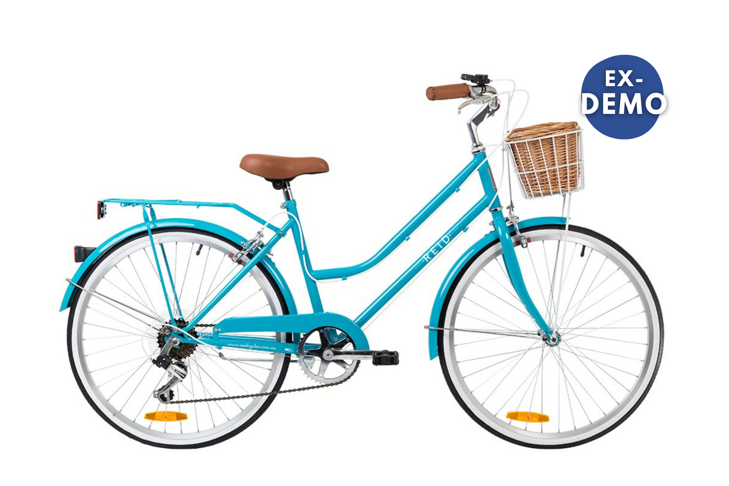 Ex-Demo: Ladies Petite 24" Vintage Bike - Aqua
