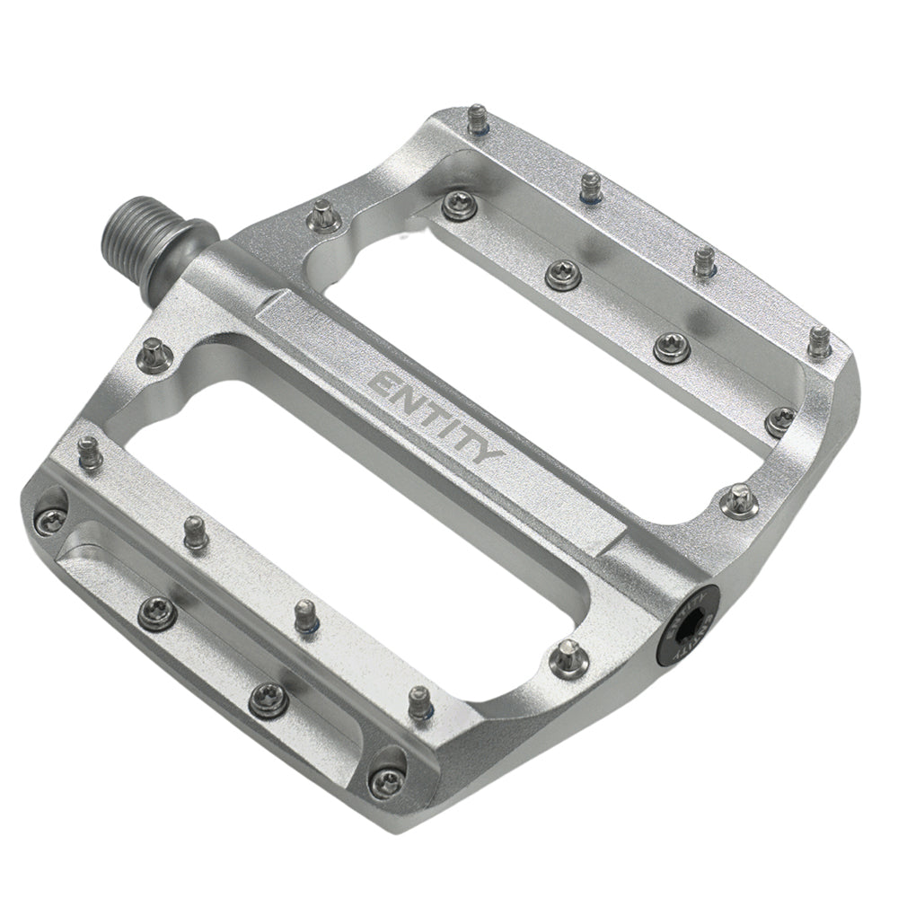 Entity PP24 Alloy Flat Pedal Silver – Reid Cycles