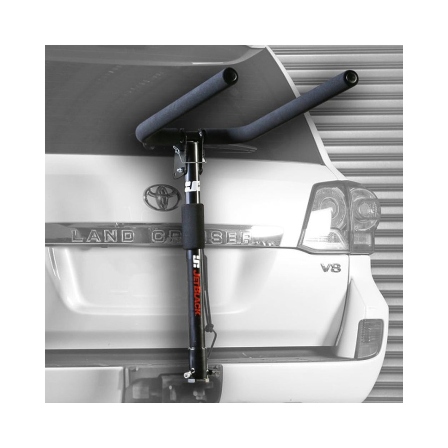JetBlack 4-Bike JetRack - Deluxe Folding Towball Mounted