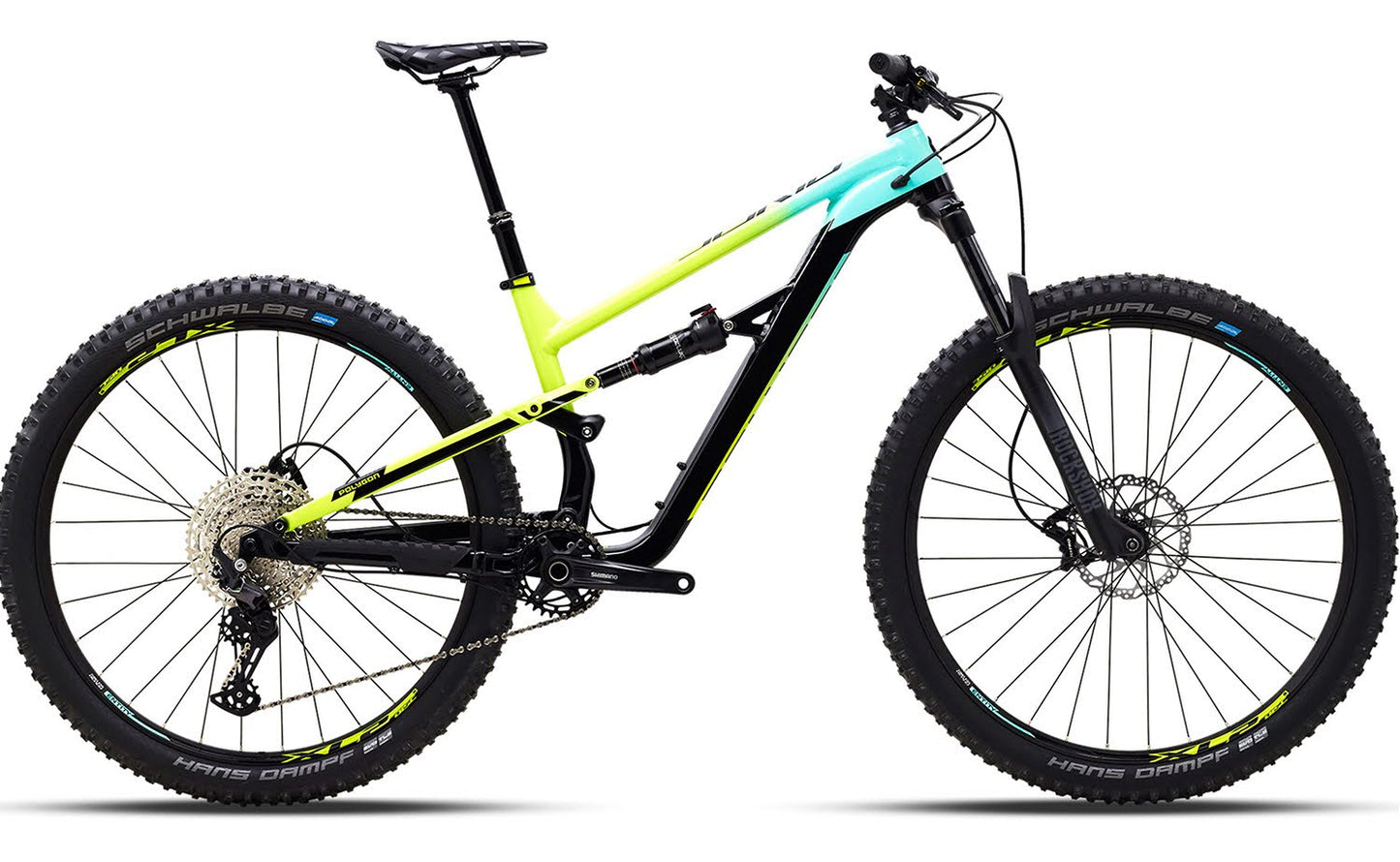Polygon Siskiu T7 - Full Suspension Mountain Bike (Turquoise)
