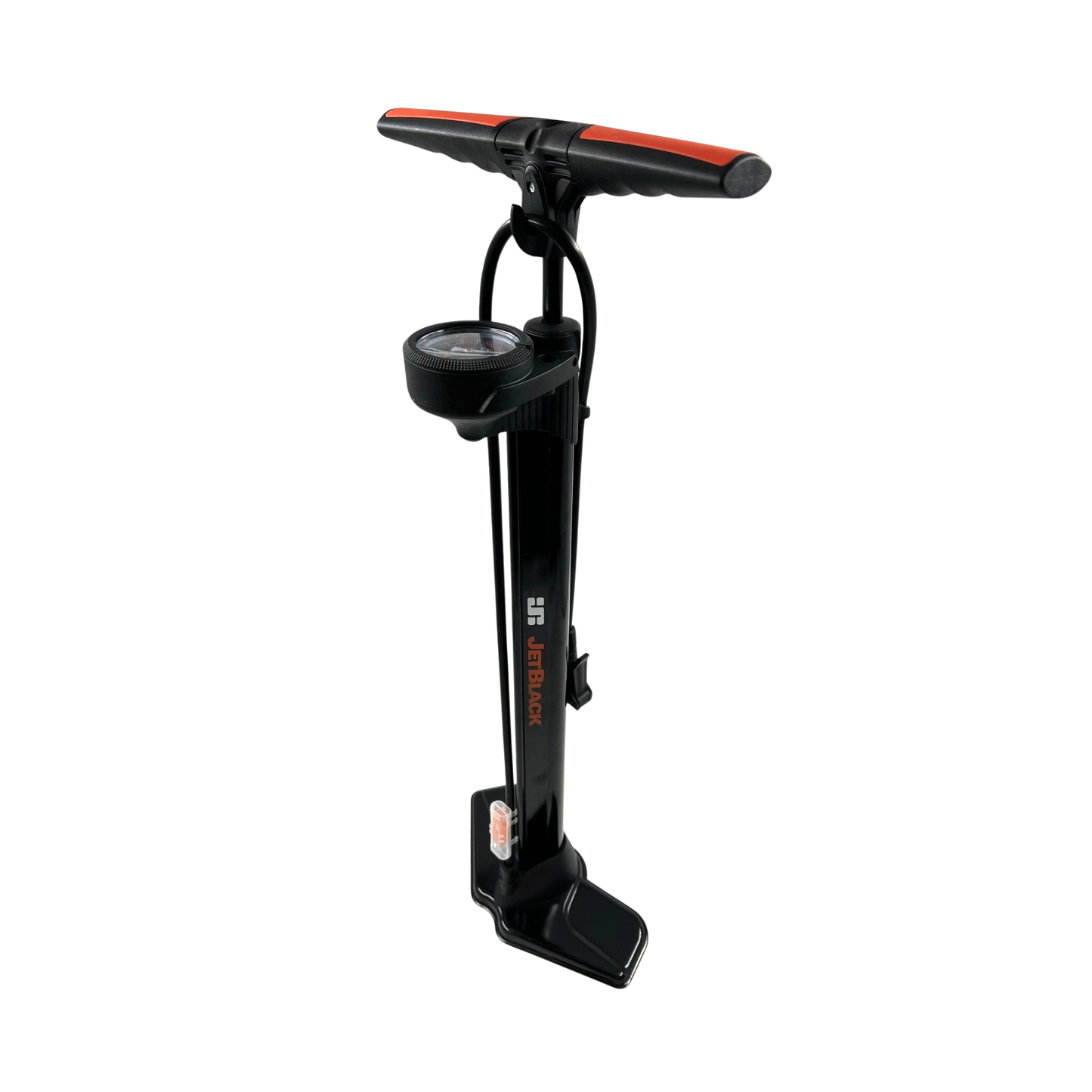 JetBlack Good Fella Top Mounted Gauge Steel Floor Pump With Smart Head