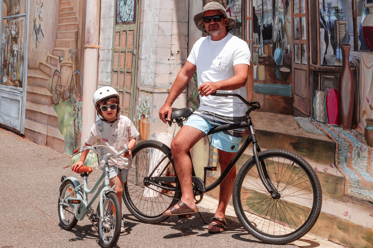 Retro Beach Cruiser - Dark Green