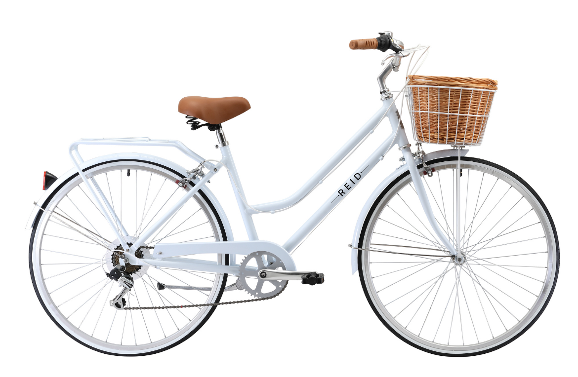 Vintage cheap bike white