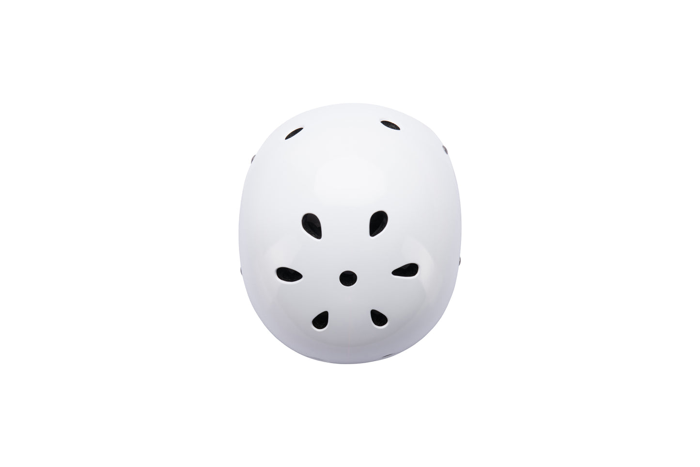 Kids Classic Skate Bike Helmet Gloss White