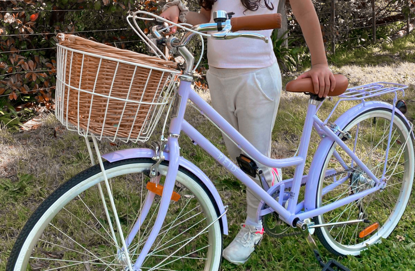 Ladies Petite 24" Vintage Bike Lavender