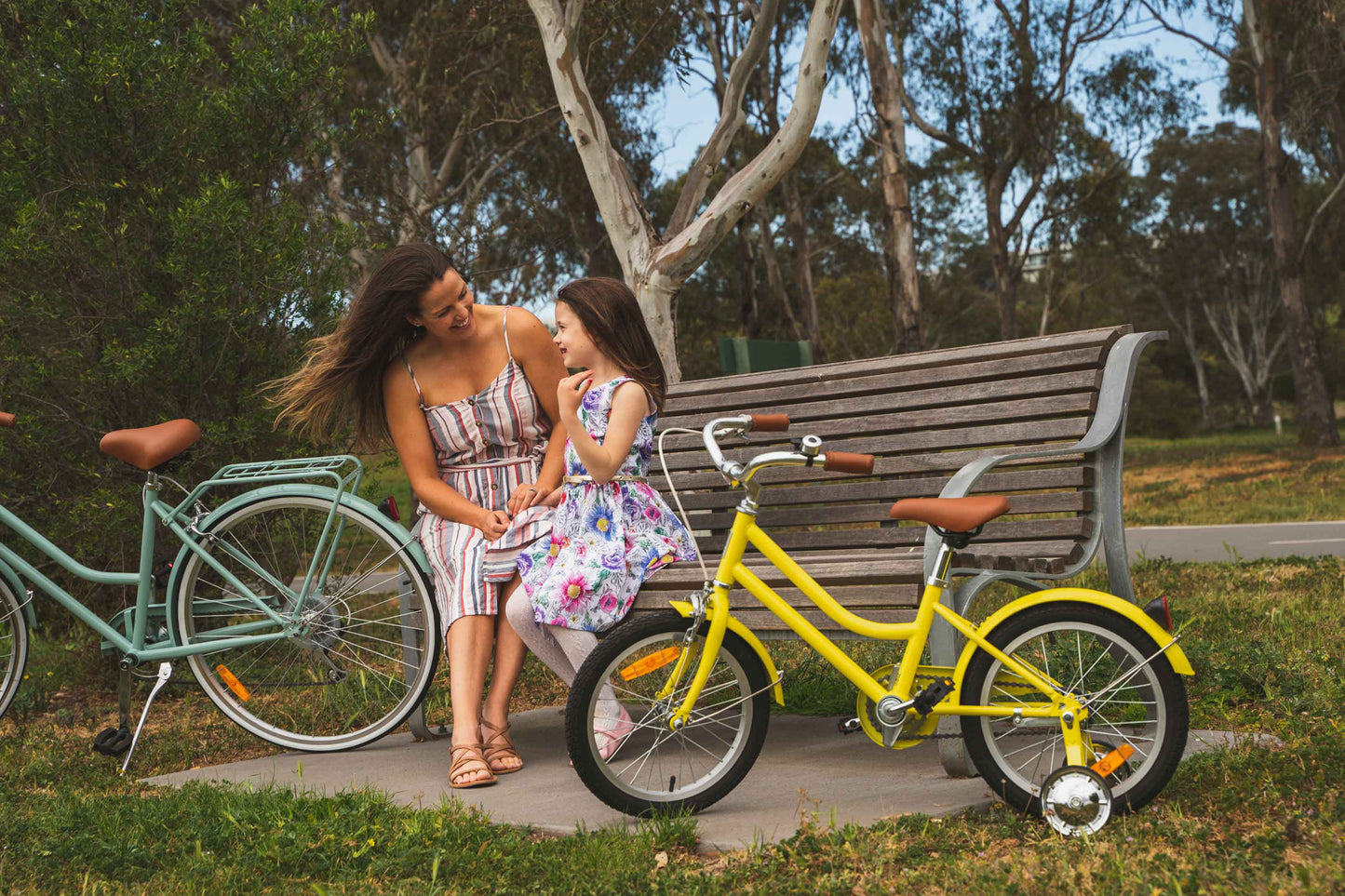 Girls Classic 16" Vintage Bike Lemon