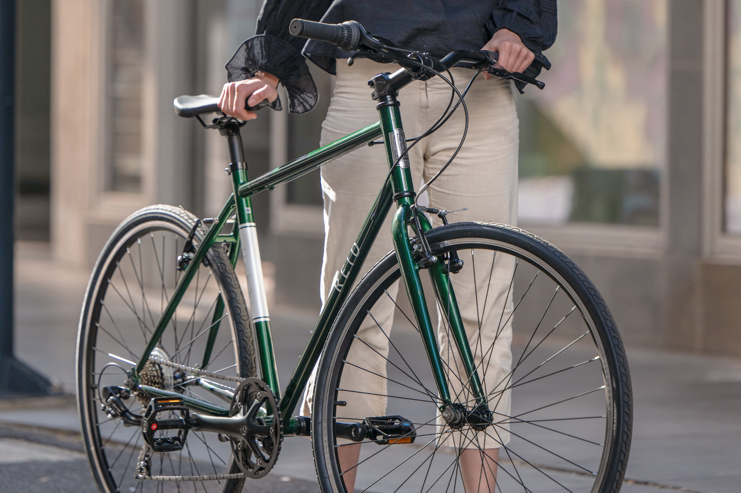 Original City Commuter Bike Green