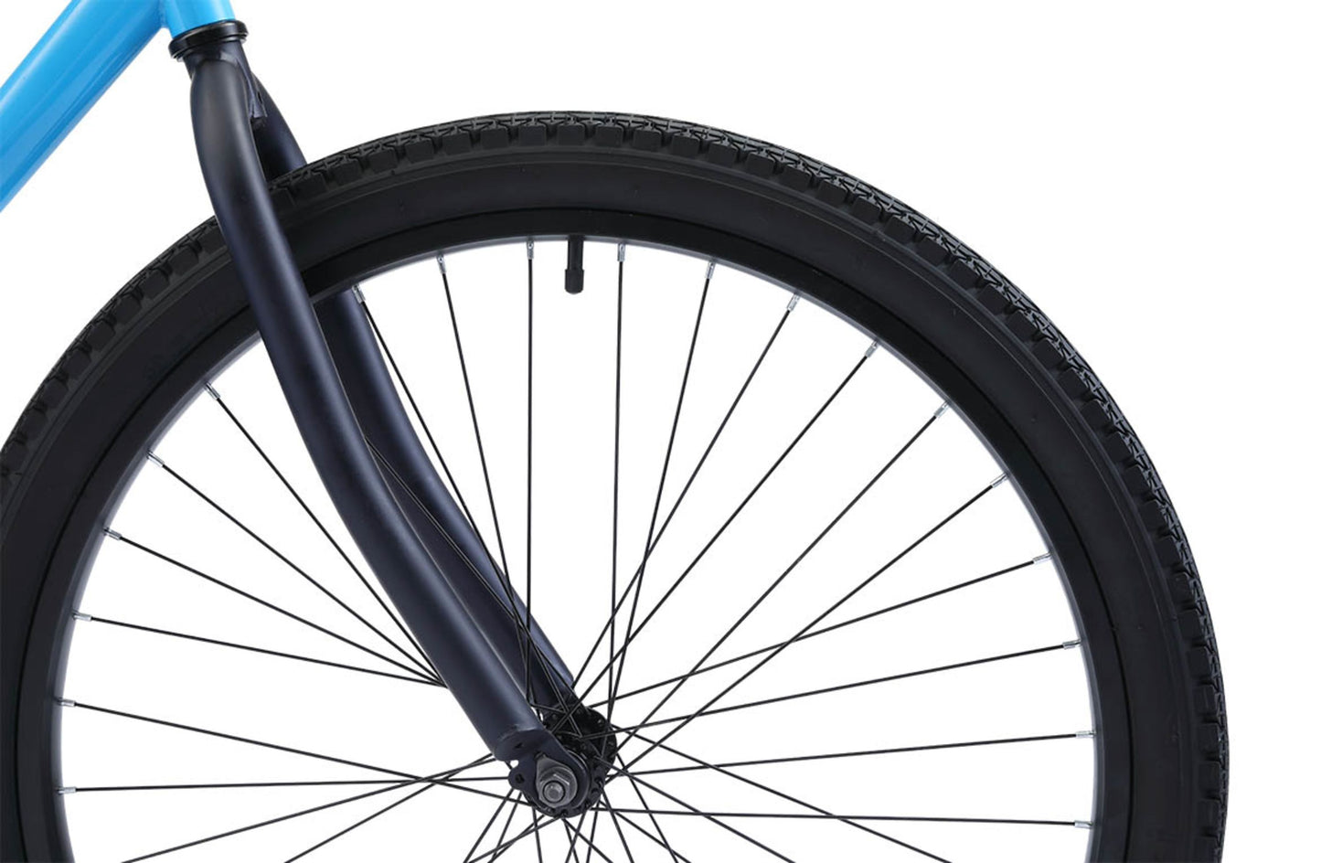 Cruiser Vintage Bike in blue showing black tyre from Reid Cycles Australia