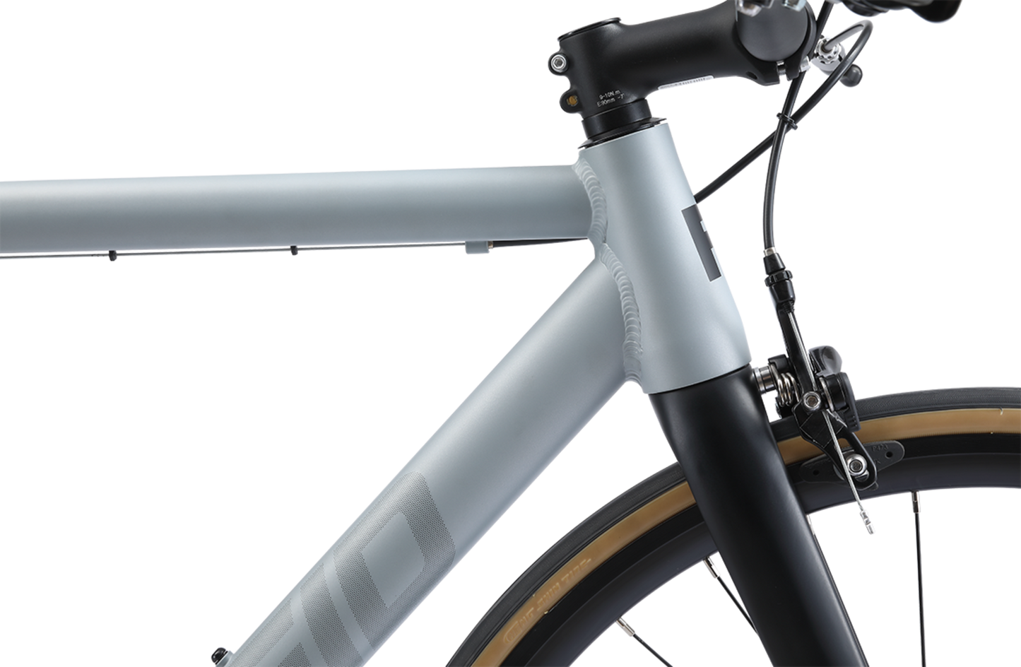 Blackhawk singlespeed bike in silver showing bike frame from Reid Cycles Australia