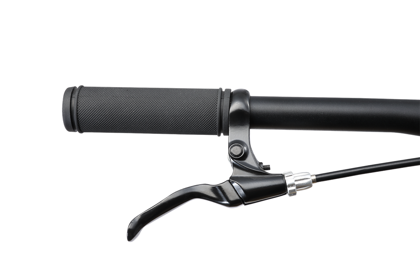 Blackhawk singlespeed bike in silver showing brake levers from Reid Cycles Australia