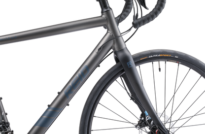 Granite 4.0 Gravel Bike in Grey showing Reid Logo on downtube from Reid Cycles Australia 