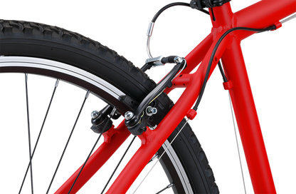 MTB Sport Mountain Bike in Red showing rear v-brakes from Reid Cycles Australia 