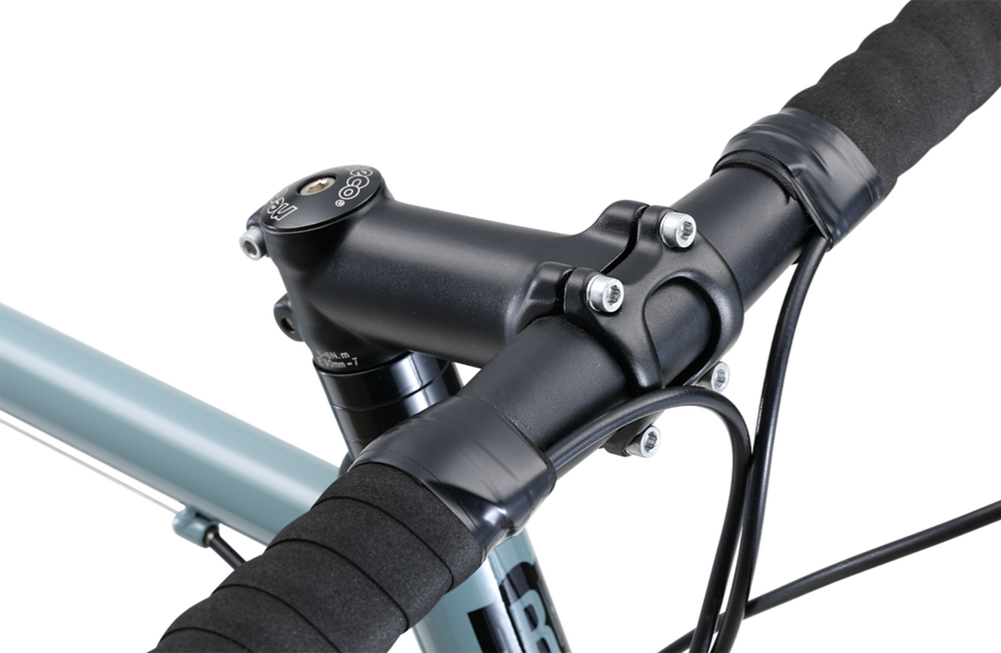 Original Gravel Bike in grey showing alloy race stem from Reid Cycles Australia