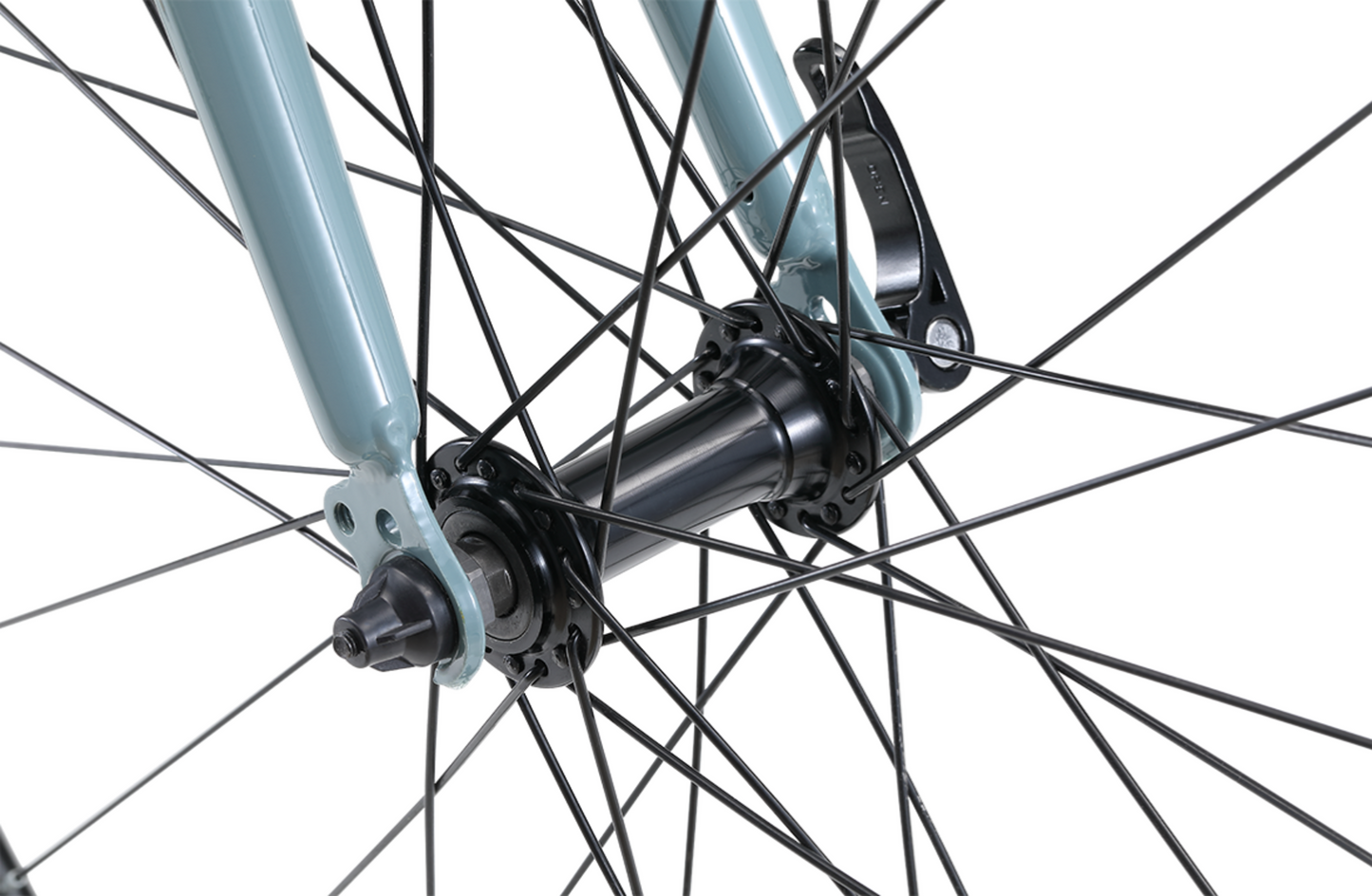 Original Gravel Bike in grey showing alloy quick release hub from Reid Cycles Australia