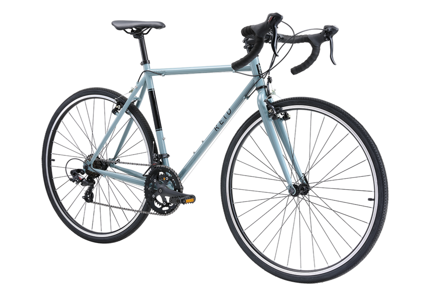 Original Gravel Bike in grey on front angle from Reid Cycles Australia