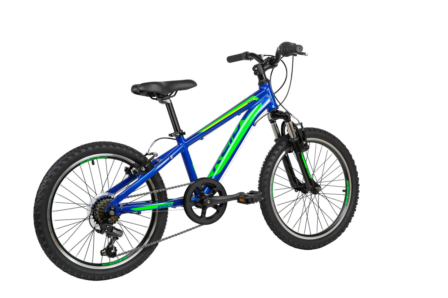 Scout 20" Kids Bike in Blue Green on rear angle from Reid Cycles Australia