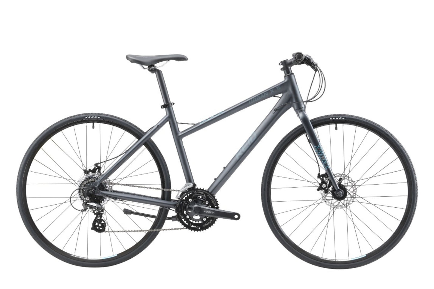 Urban X1 WSD Women's Commuter Bike in black with Shimano 8-speed gearing from Reid Cycles Australia