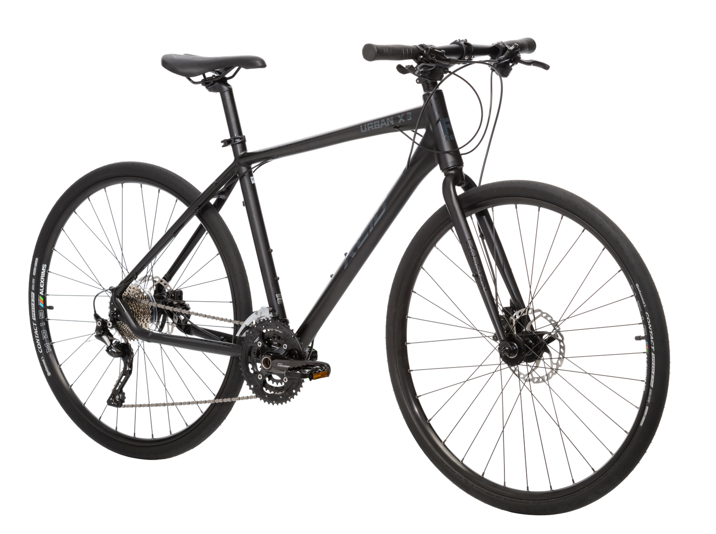 Urban X3 Hybrid Bike Black - 1 - Bikes