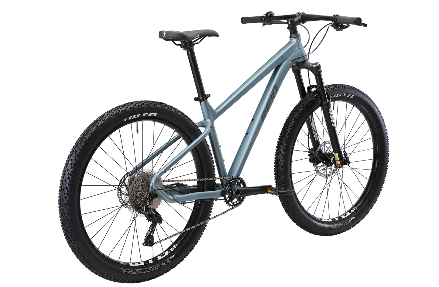 Vice 2.0 Mountain Bike in Blue on rear angle from Reid Cycles Australia