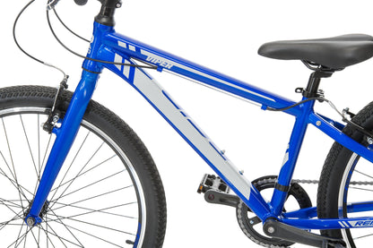 Viper 24" Kids Bike in Blue showing lightweight alloy bike frame from Reid Cycles Australia 