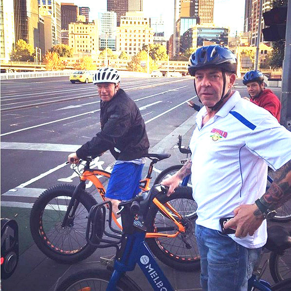 Arnie rides the REID Zeus Fat Bike