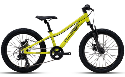 Polygon Relic 20" Kids Mountain Bike - Lime Green