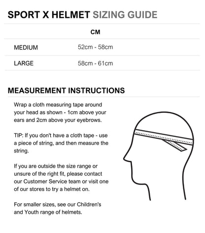 Sport X Bike Helmet Silver