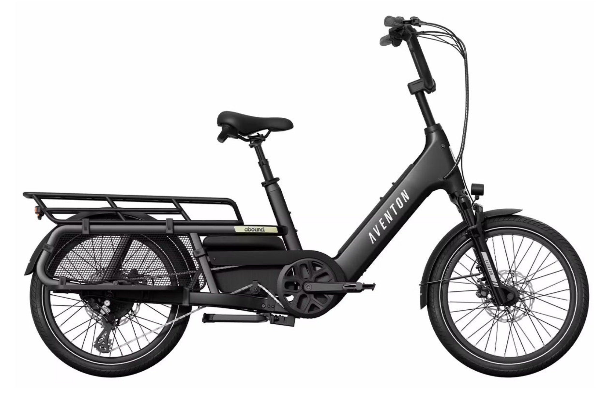 Aventon Abound LR - Full-Size Cargo eBike Stealth