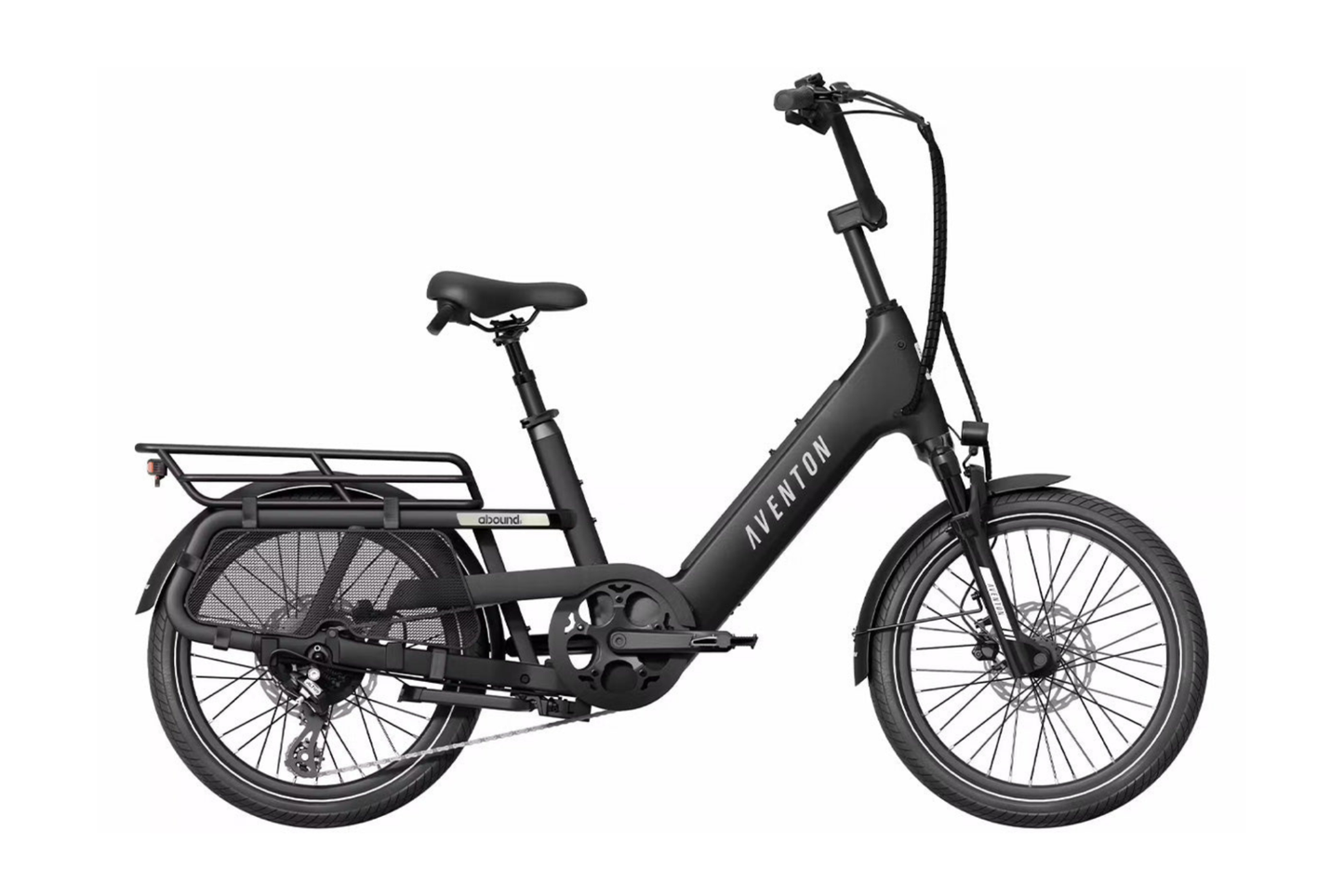 Aventon Abound SR - Compact Cargo eBike Stealth