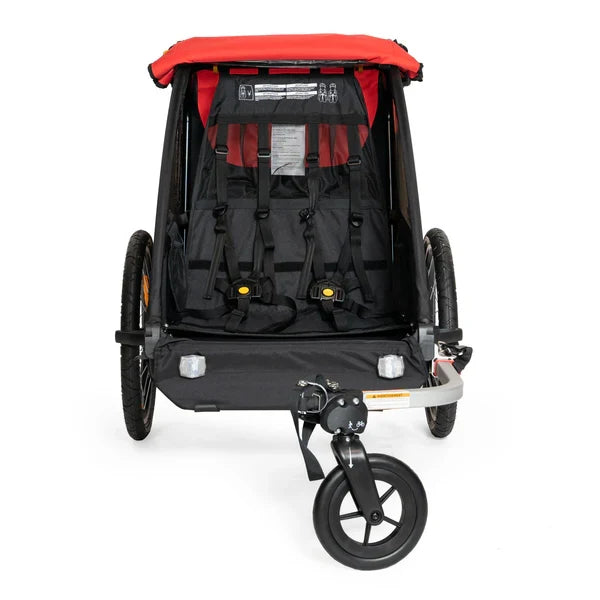 BURLEY HONEY BEE RED - 2 CHILD TRAILER