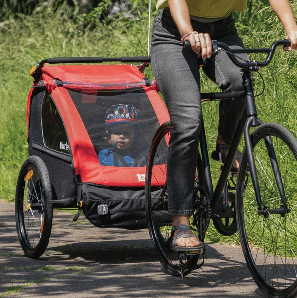 BURLEY HONEY BEE RED - 2 CHILD TRAILER