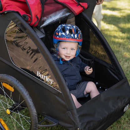 BURLEY HONEY BEE RED - 2 CHILD TRAILER
