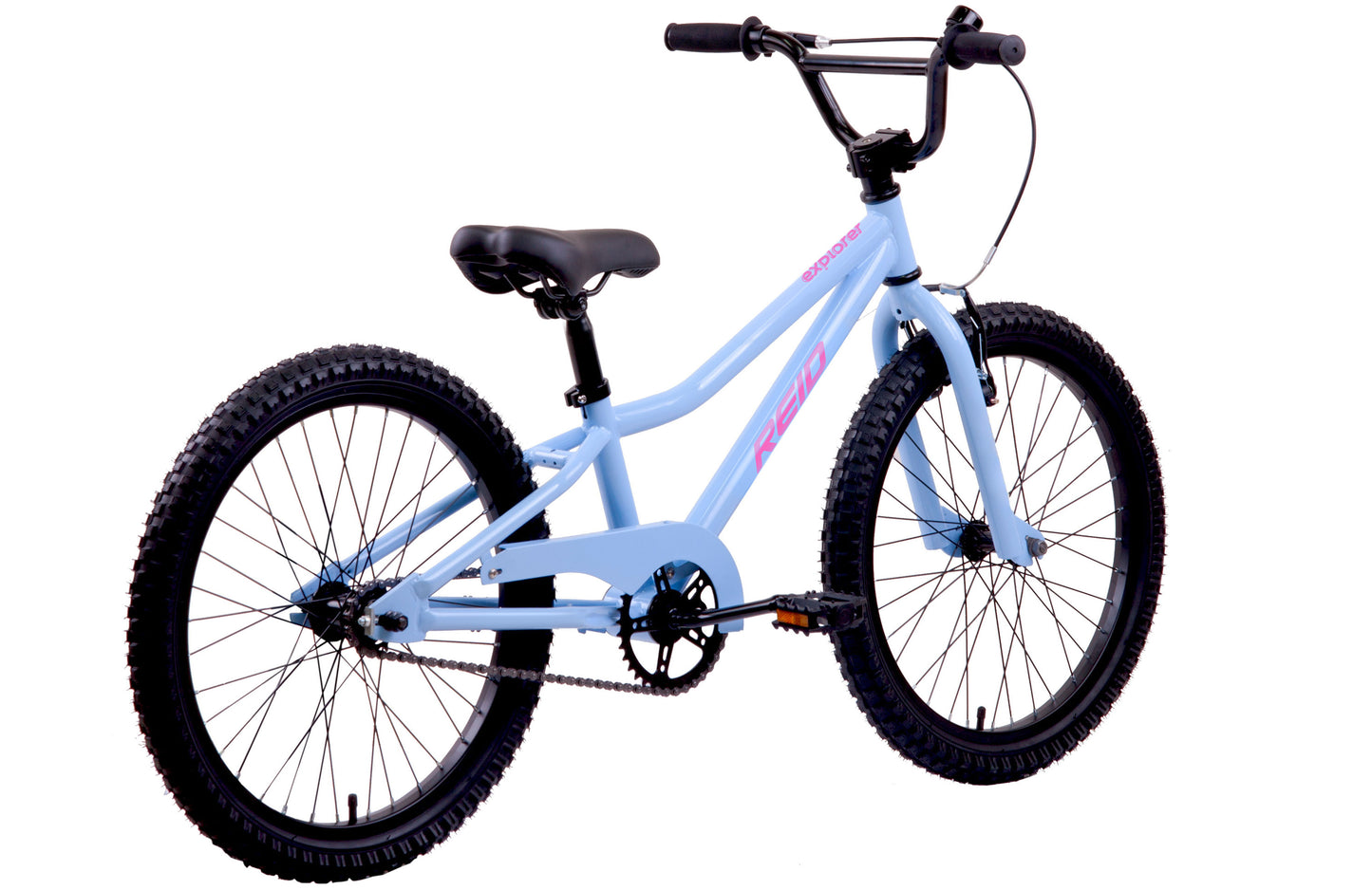 Explorer S 20" Kids Bike - Sky Blue/Pink