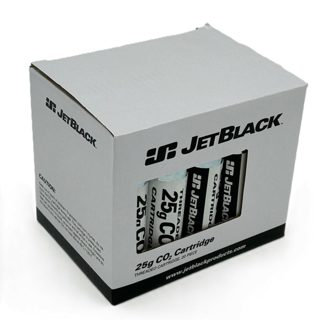 JetBlack 25 Gram Threaded CO2 Cartridges