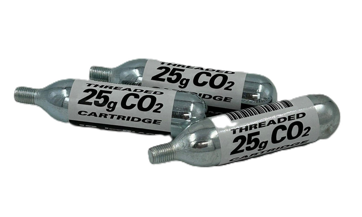 JetBlack 25 Gram Threaded CO2 Cartridges