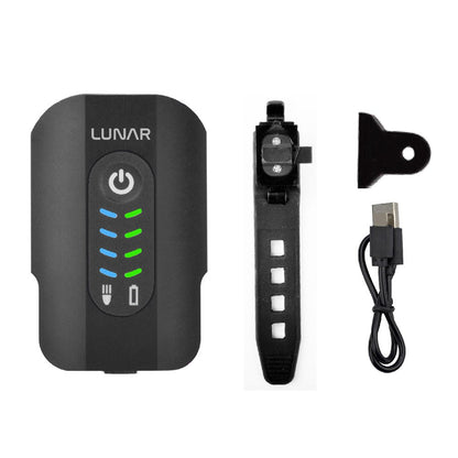 LUNAR CALLISTO 600 Front and Rear Light All-In-One - Includes Helmet Mount