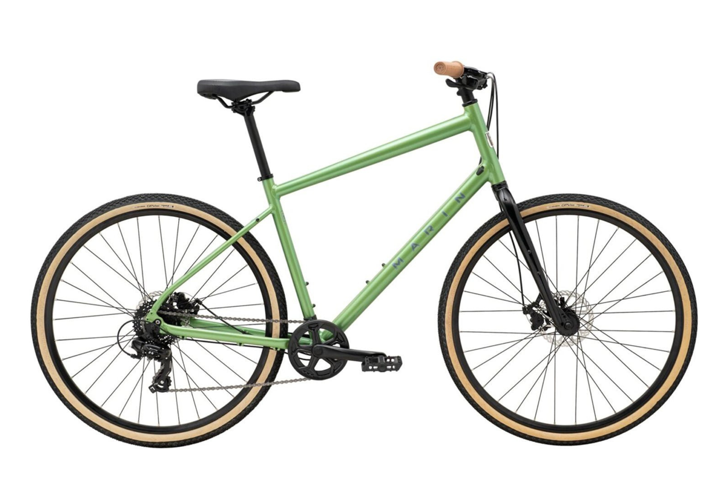 Marin Kentfield 1 - Green Hybrid Bike