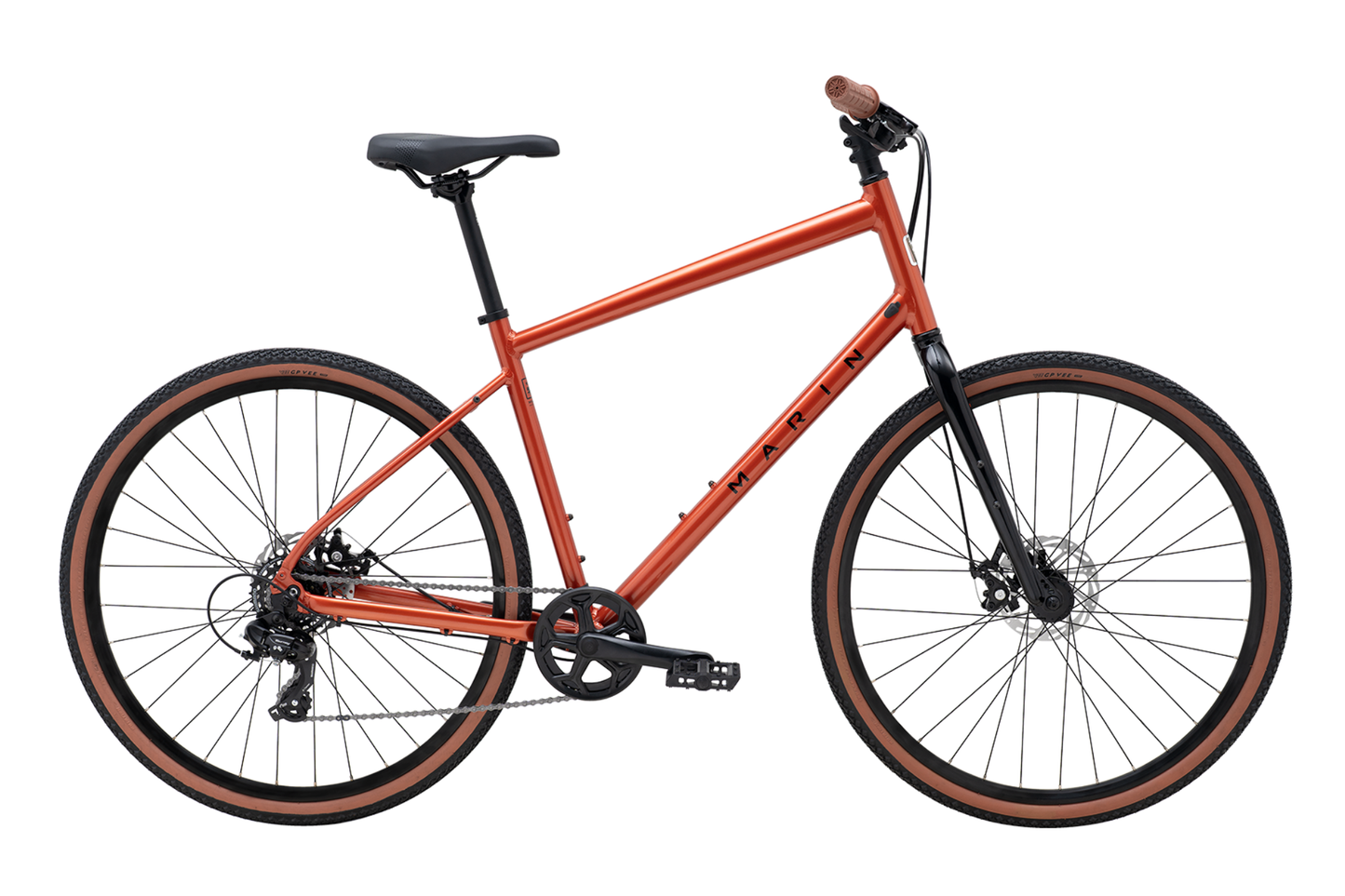 Marin Kentfield 1 - Orange Hybrid Bike