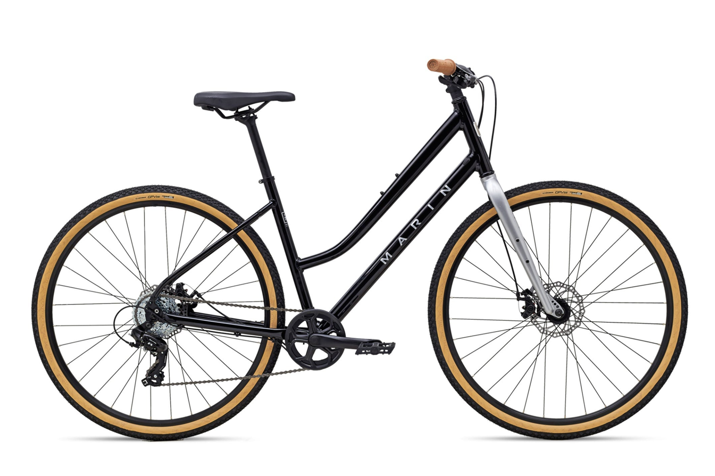 Marin Kentfield 1 ST - Black Hybrid Bike