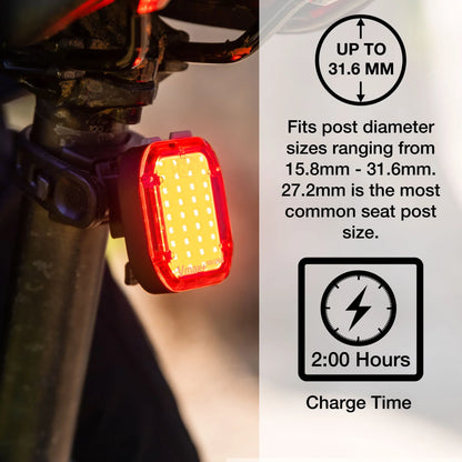 NiteRider Vmax+ 180 USB-C Rear Light