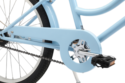 Girls Classic 20" Vintage Bike Baby Blue
