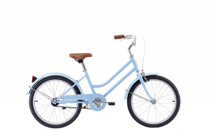 Girls Classic 20" Vintage Bike Baby Blue